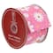 2.5&#x22; x 10yd. Floral Spring Easter Wired Craft Ribbon